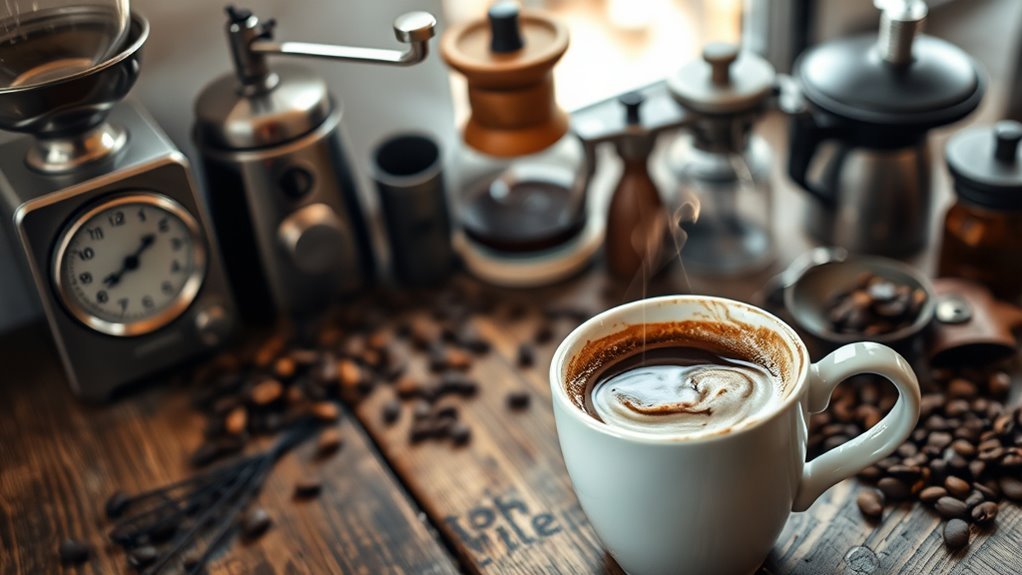 adjust grind temperature time