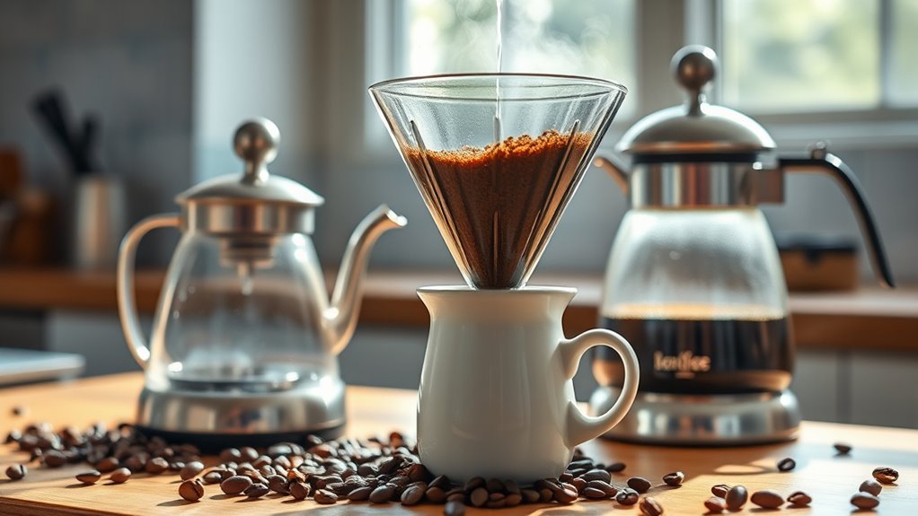 blooming coffee for flavor