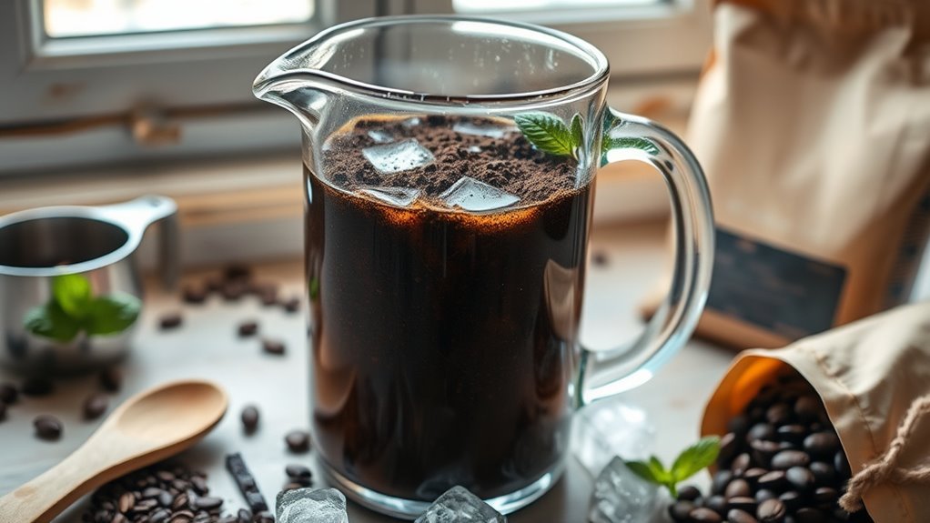 brew coffee with cold water