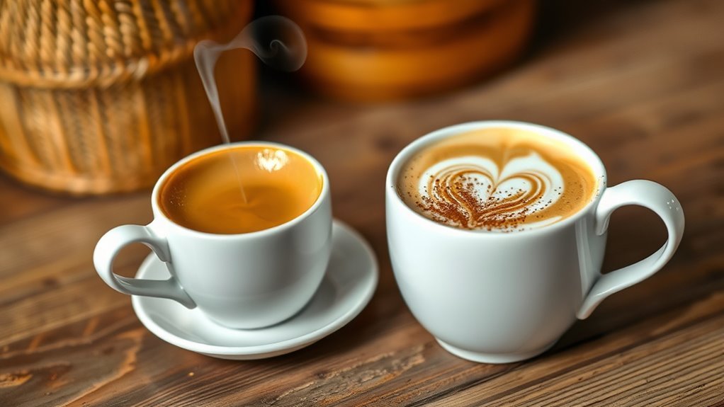 brew coffee with milk