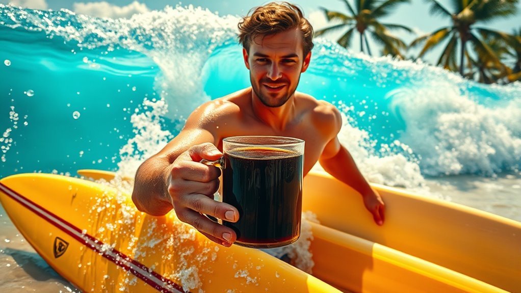 caffeine alleviates muscle soreness