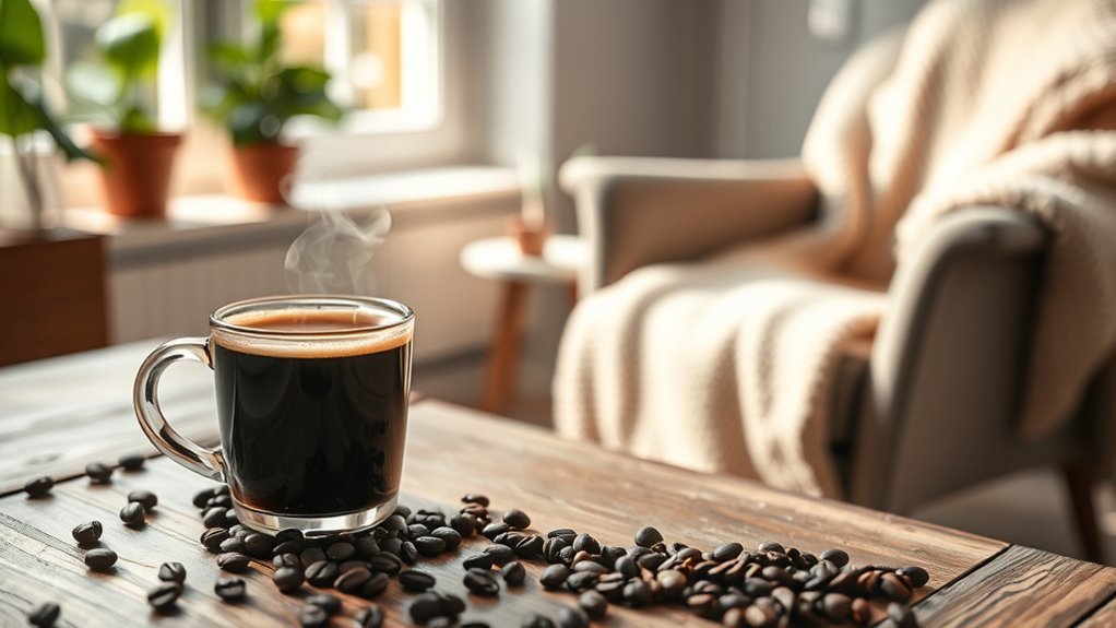caffeine dosage affects depression