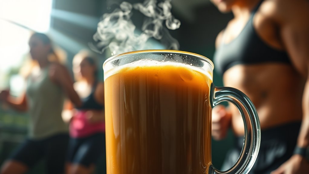 caffeine enhances fat oxidation