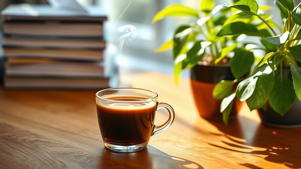 caffeine enhances focus and mood