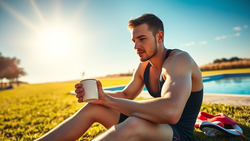 caffeine enhances muscle recovery