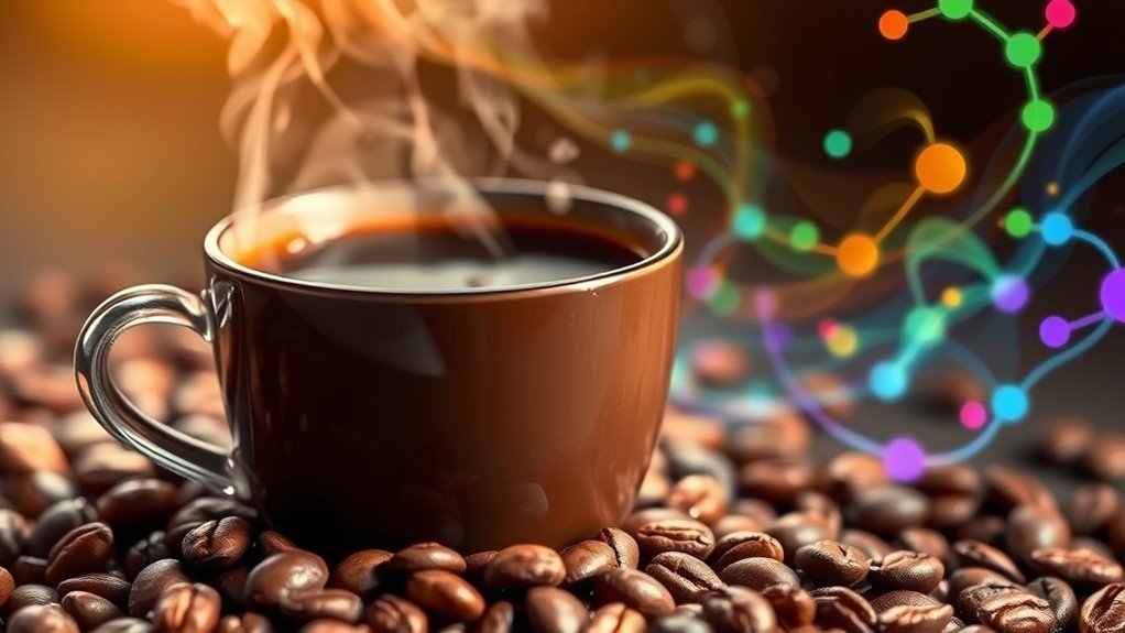 caffeine enhances neurotransmitter release