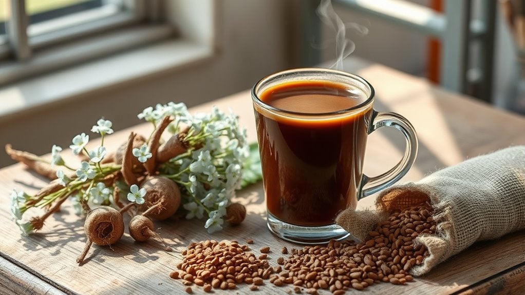 caffeine free chicory coffee alternative