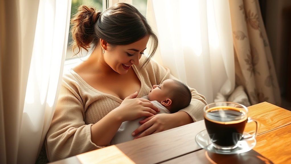 caffeine impacts breastfed infants