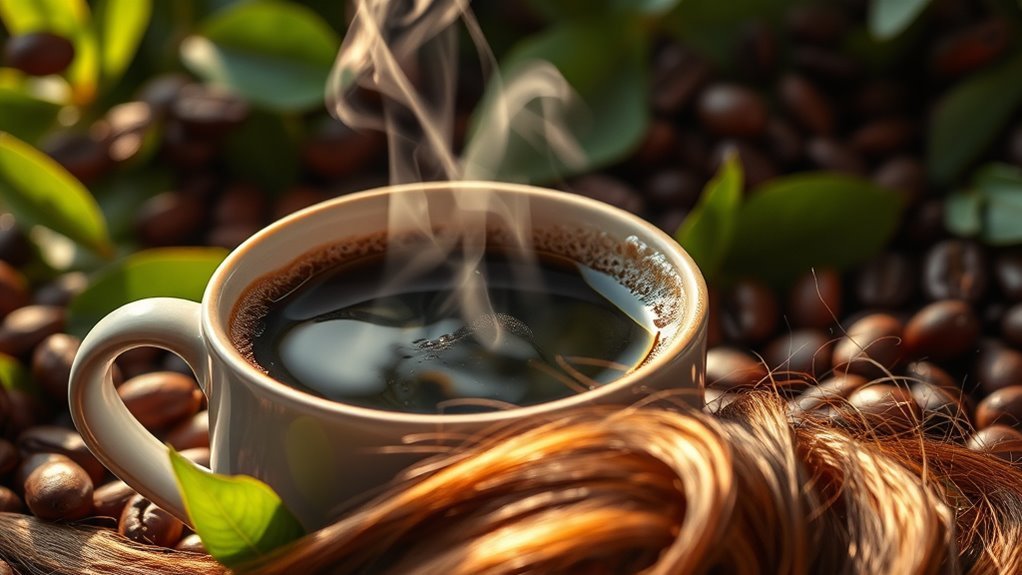 caffeine promotes hair growth