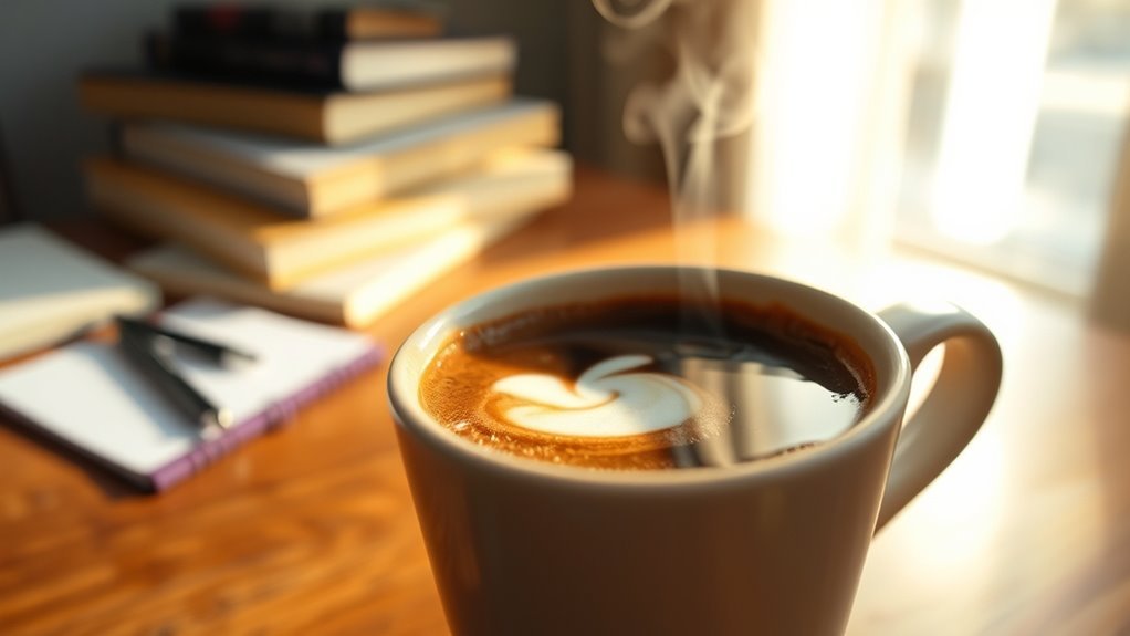 caffeine stimulates brain activity