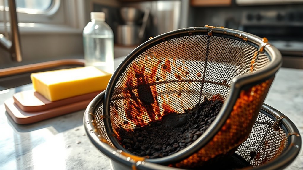 clean brew basket regularly