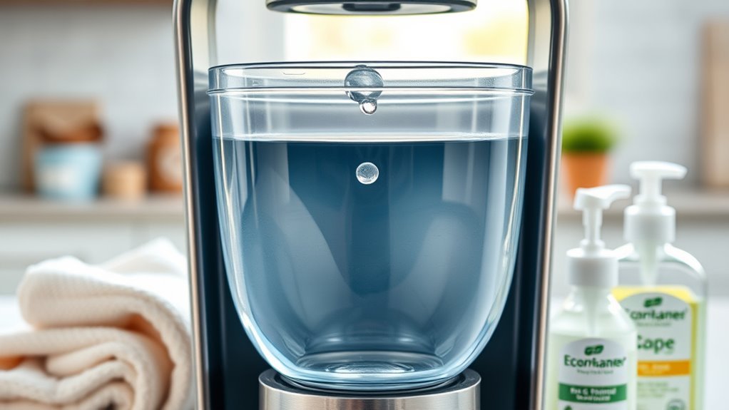 clean coffee maker reservoir