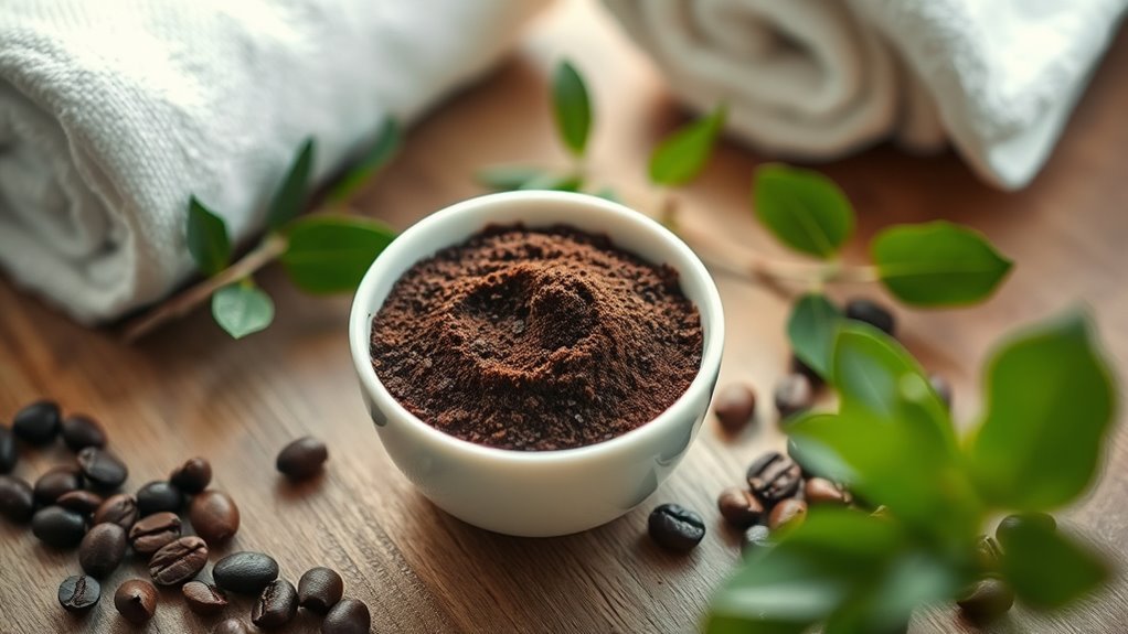 coffee antioxidant exfoliating skincare benefits