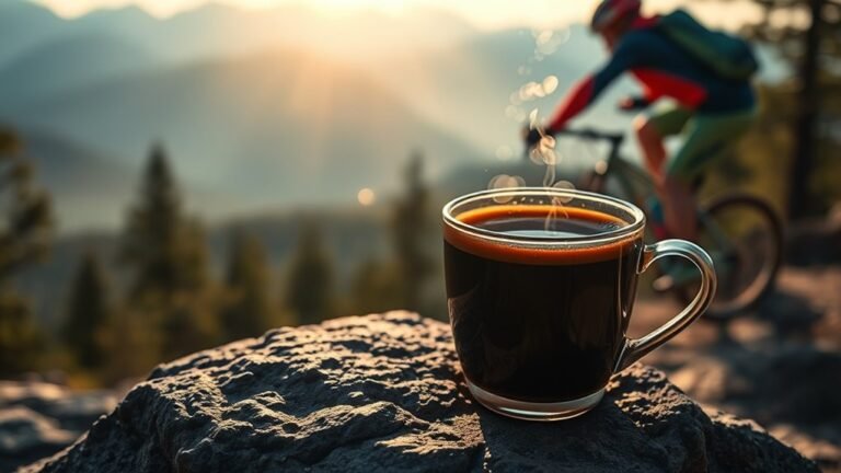 coffee enhances adventure performance