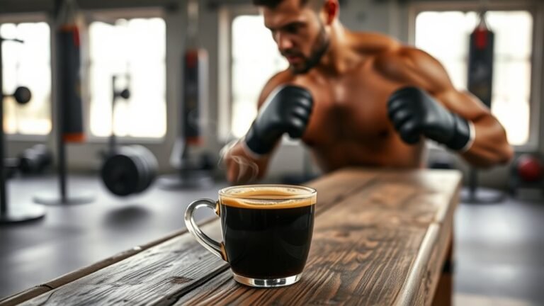 coffee enhances boxers performance