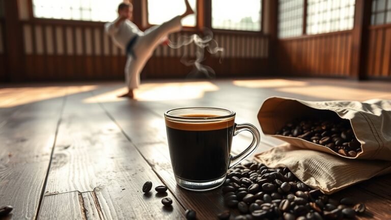 coffee enhances martial performance