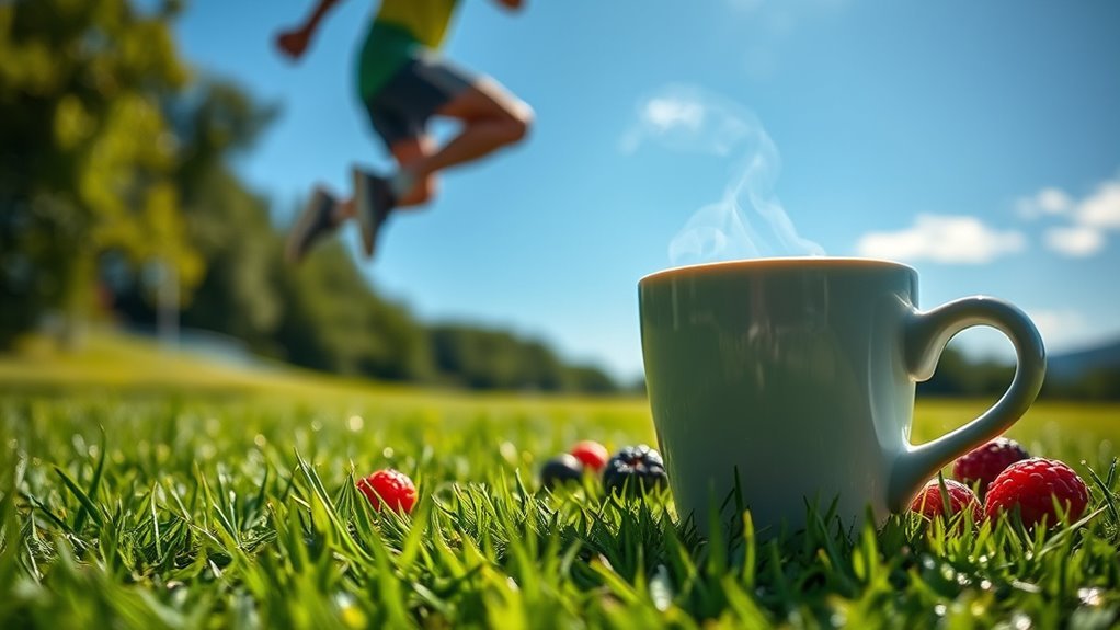 coffee enhances summer performance