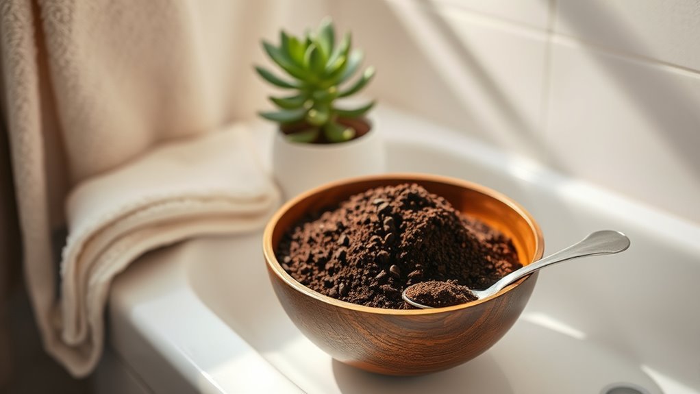 coffee scrub self care ritual