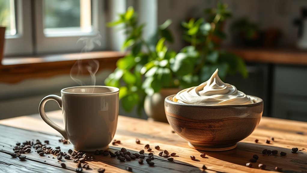 coffee soothes irritated skin