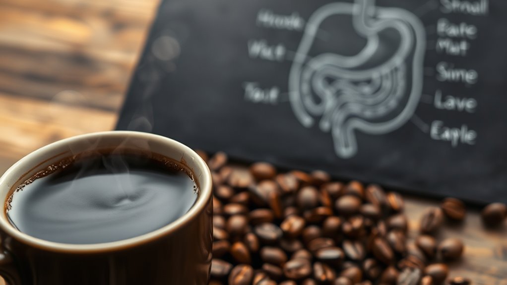 coffee stimulates stomach acid