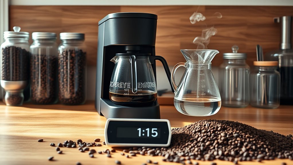 coffee water ratio precision