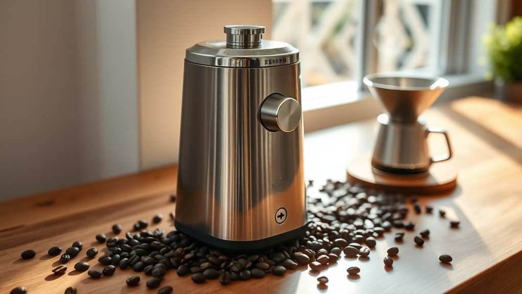 consistent grind enhances flavor