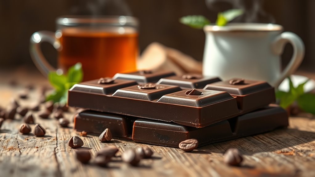 dark chocolate energy boost