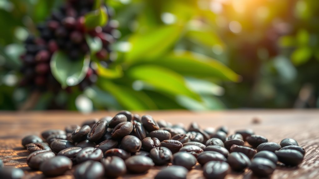 earthy rich chocolatey flavors