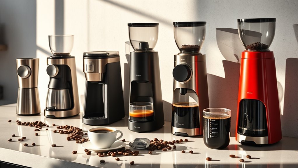 easy cleaning coffee grinders