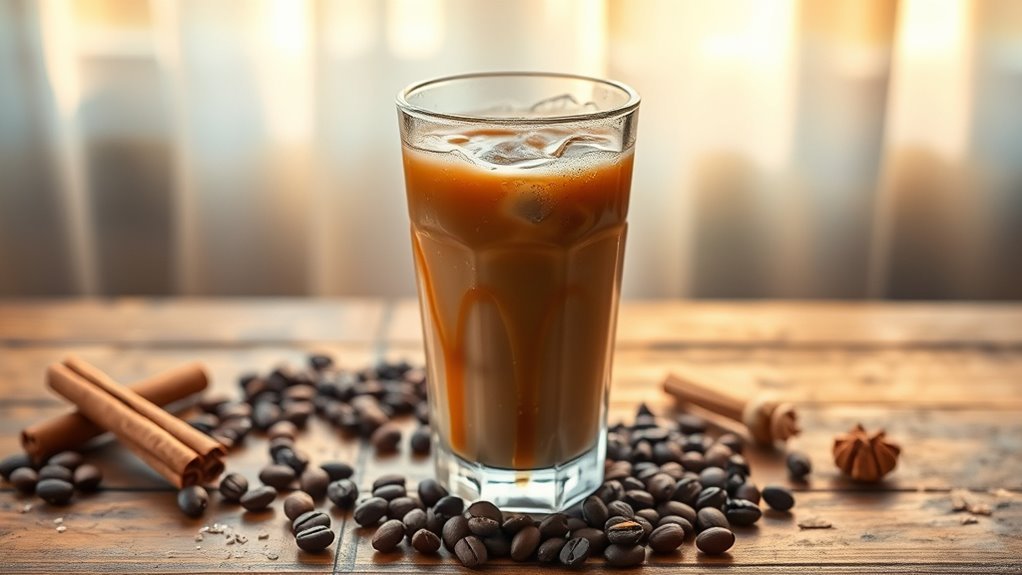 enhance iced coffee sweetness