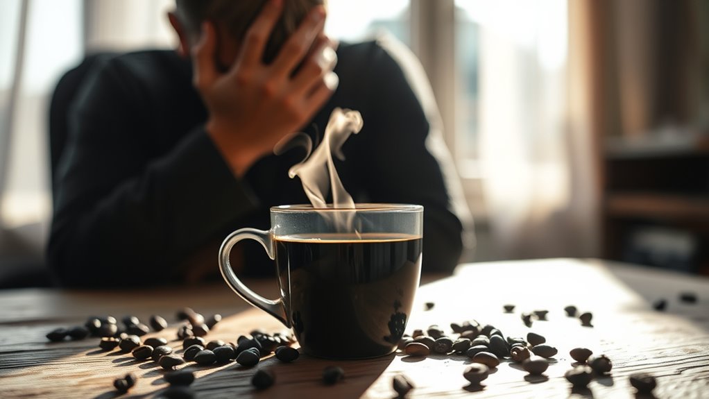 excess coffee harms mental wellness