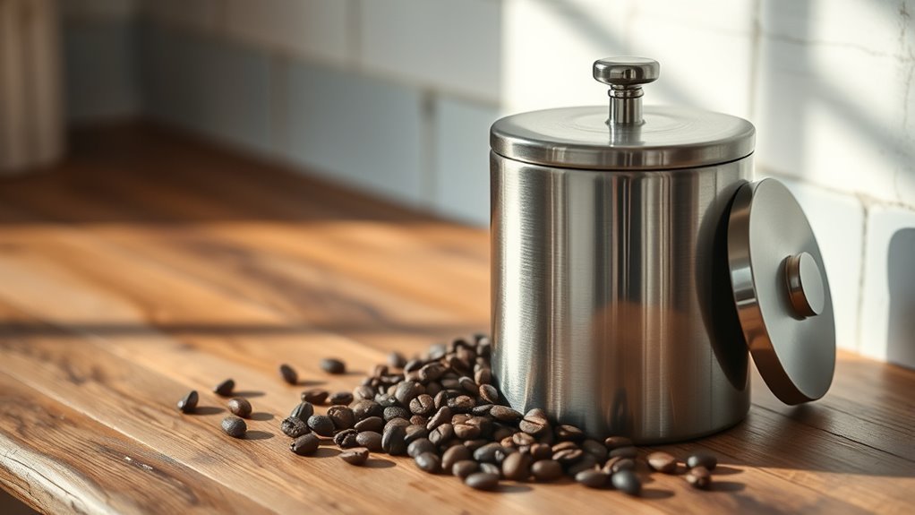 fresh coffee preservation canister