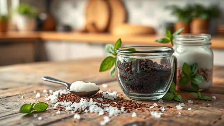 homemade coffee exfoliating scrub