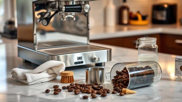 maintain coffee equipment hygiene