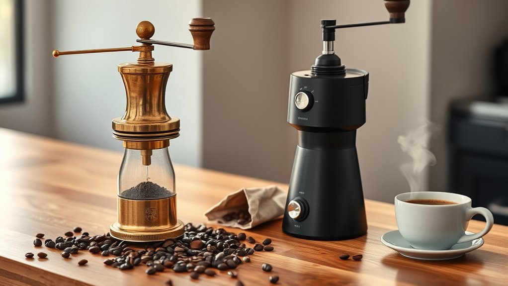 manual precision versus electric convenience