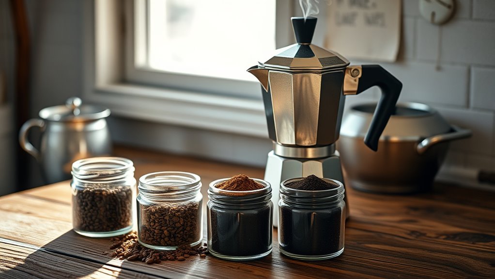 moka pot grind consistency