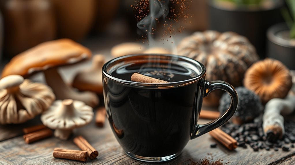 mushroom infused coffee benefits