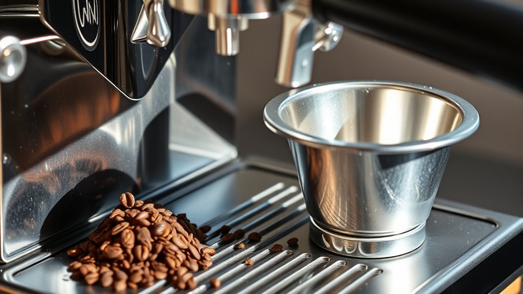 portafilter and basket cleaning