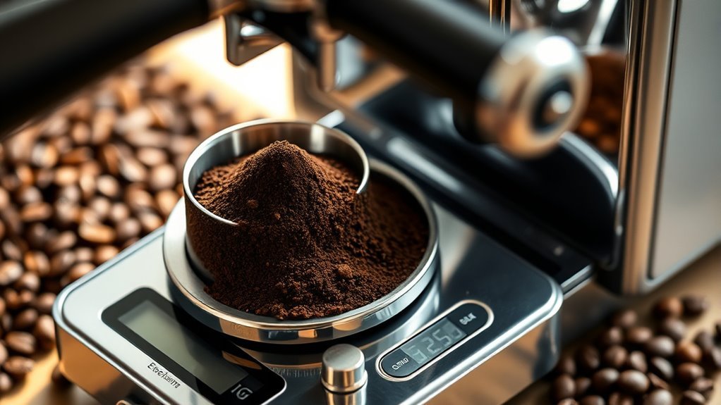 precise coffee dose measurement