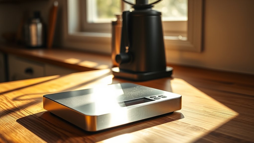 precision brewing with scales