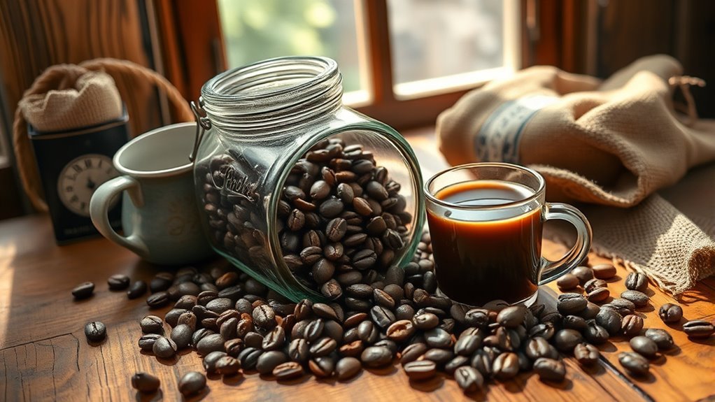 store decaf coffee properly