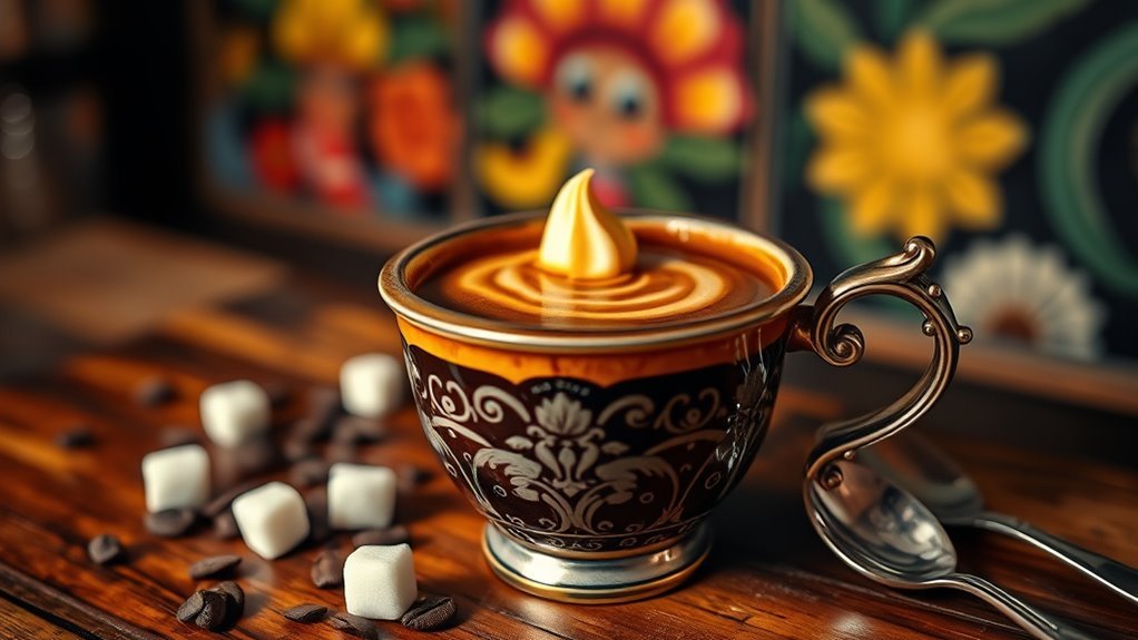 strong sweet cuban coffee