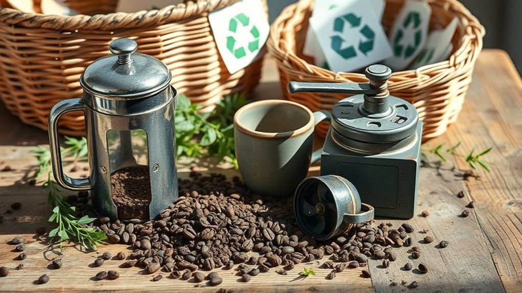 sustainable coffee equipment disposal