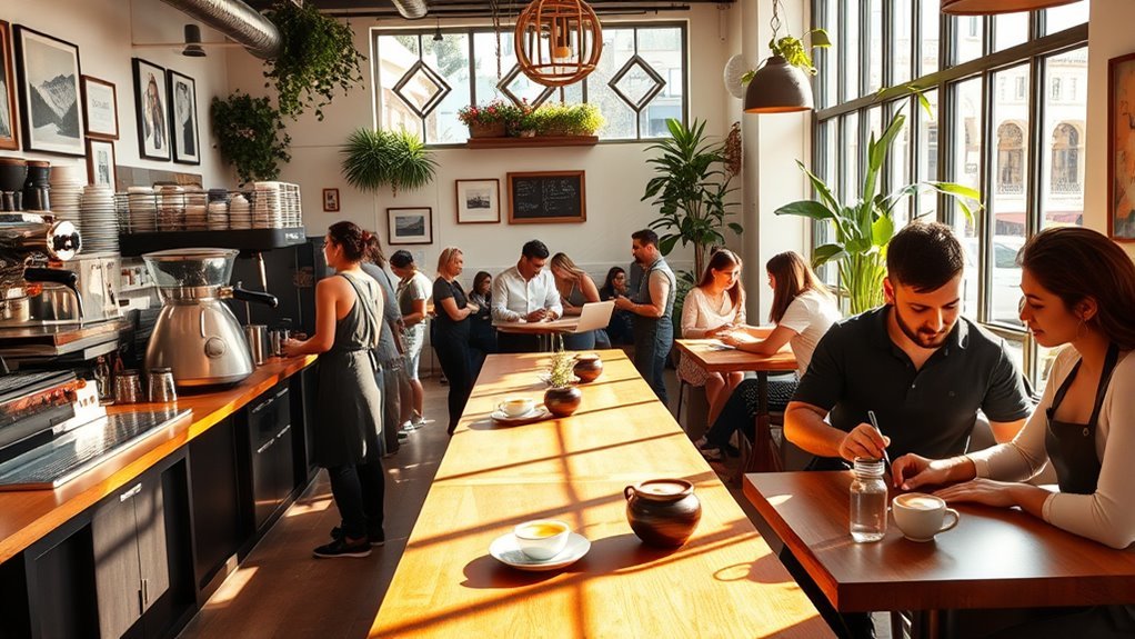 sustainable tech driven coffee experiences