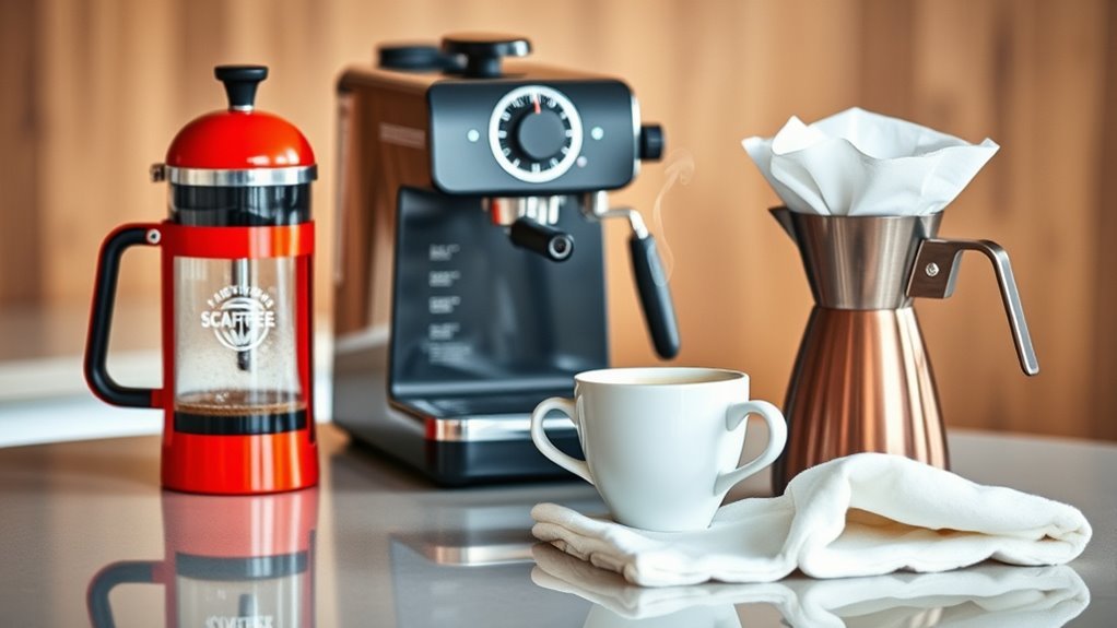 targeted coffee device cleaning