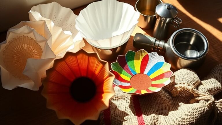 varieties of coffee filters