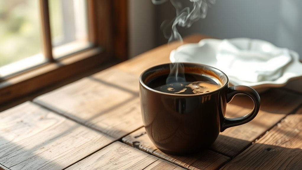 avoid hot coffee post extraction