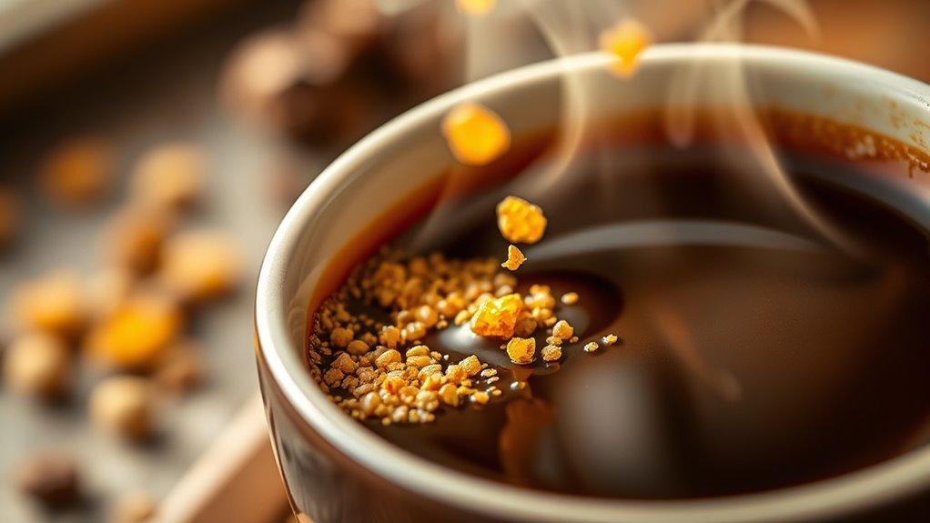 bee pollen boosts coffee