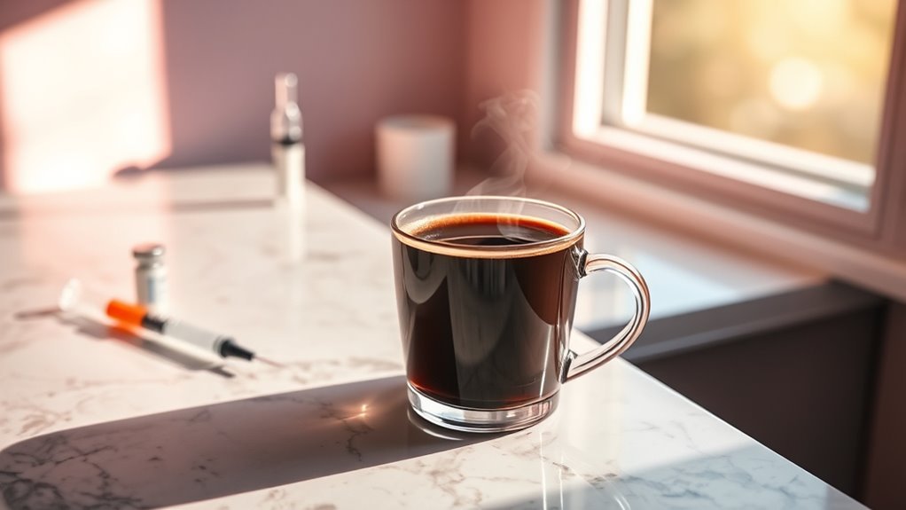 caffeine increases blood vessel reactivity