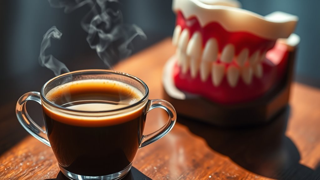 caffeine s dual impact on oral health